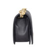 Chanel Medium Boy Flap Black Lambskin Goldtone Hardware side