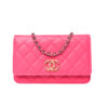 Chanel WOC 19 Caviar Pink Leather Bag GHW