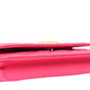 Chanel WOC 19 Caviar Pink Leather Bag GHW bottom