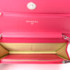 Chanel WOC 19 Caviar Pink Leather Bag GHW interior