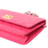 Chanel WOC 19 Caviar Pink Leather Bag GHW side
