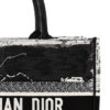 Christian Dior Medium New York Black and White Book Tote 2024 right corner
