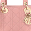 Christian Dior Mini Lady Dior Pink Lambskin Leather Bag