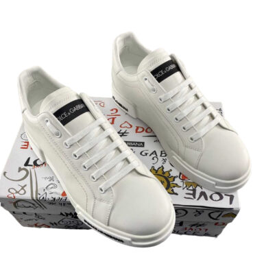 Dolce and Gabbana White Low top sneakers