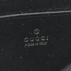 Gucci GG Marmont Chain Wallet Black Matelasse Gold Hardware stamp