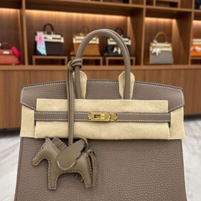 Hermes Birkin 25 Etoupe Togo GHW