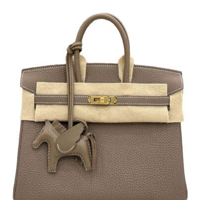 Hermes Birkin 25 Etoupe Togo Gold Hardware