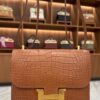 Hermes Constance 18 Gold Matte Crocodile Leather GHW