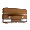 Hermes H Leopard Canvas Suitcase Ecru Rouge Travel Cabin Luggage