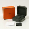 Hermes H08 Black Grey Bicolor 39mm Watch Titanium Rubber 049428WW00 box