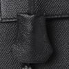 Hermes Kelly 28 Black Epsom Leather Permabrass Hardware clochette