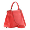 Hermes Kelly 28 Retourne Pink Clemence Leather Palladium Hardware back