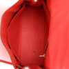 Hermes Kelly 28 Retourne Pink Clemence Leather Palladium Hardware interior