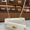 Hermes Kelly Sellier 20 Desordre Craie White Epsom GHW