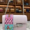Hermes Mini Chaine Verrou Mauve Sylvestre Chevre Mysore PHW
