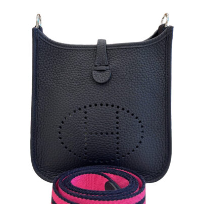 Hermes Mini Evelyne TPM Caban Clemence Palladium Hardware