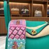 Hermes Mini Lindy 20 Menthe Clemence Gold Hardware front