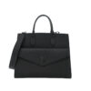 Louis Vuitton Lockme MM Tote in Black Calfskin Leather