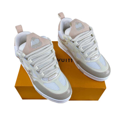 Louis Vuitton Low Top Beige Skate Sneakers 23AW