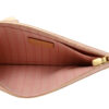 Louis Vuitton Neverfull Pochette Wallet in Pink Damier Azur interior