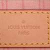 Louis Vuitton Neverfull Pochette Wallet in Pink Damier Azur stamp