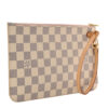 Louis Vuitton Neverfull Pochette Wallet in Rose Damier Azur
