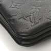 Louis Vuitton Pochette Black Monogram Empreinte and double zip corner