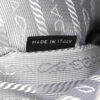 Prada Re Edition Nylon Grey Shoulder Bag Silvertone Hardware stamp