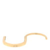 Tiffany Lock Bangle Bracelet 18K Yellow Gold Size Small open