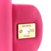 Chanel Classic Double Flap Jumbo Pink Lambskin Goldtone Hardware Logo