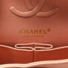 Chanel Classic Double Flap Small Peach Pink Lambskin Goldtone Hardware stamp
