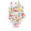 Moschino Baby Girls White Holiday Teddy Bear swimsuit