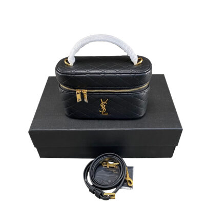 Saint Laurent Gaby Mini Vanity Quilted Top Handle bag