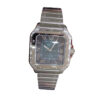 Cartier Santos de Cartier Medium Green Dial Steel Watch WSSA0061