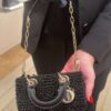 Dior Micro Lady D Joy Bag Black Cannage Lambskin