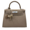 Hermes Kelly Sellier 28 Epsom Etoupe Palladium Hardware