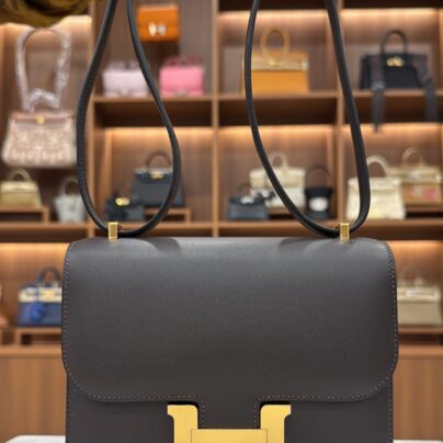 New Hermes Constance 18 Gris Misty Evercolor GHW
