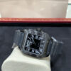 New Santos de Cartier Large Black Dial Watch WSSA0039