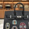 Hermes Birkin 20cm Bouclerie Moderne Casaque Limited Edition Handbag PHW