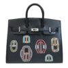 Hermes Birkin 20cm Bouclerie Moderne Casaque Limited Edition Handbag Palladium Hardware