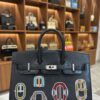 Hermes Birkin 20cm Bouclerie Moderne Casaque Limited Edition Palladium Hardware