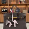 Hermes Birkin 25 Ebene Togo Leather GHW