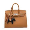 Hermes Birkin 25 Sellier Epsom Gold Brown Palladium Hardware