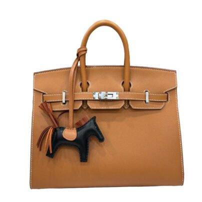 Hermes Birkin 25 Sellier Epsom Gold Brown Palladium Hardware