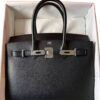 Hermes Birkin 30 Black Madame Sellier PHW
