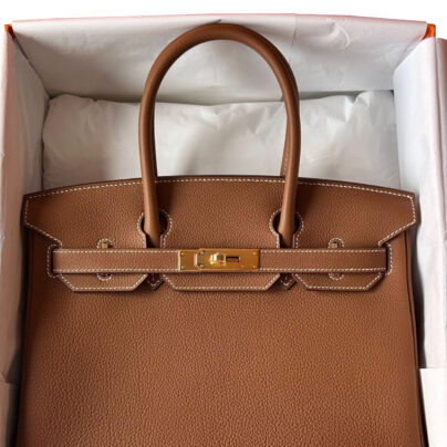 Hermes Birkin 30 Gold Brown Togo Gold Hardware