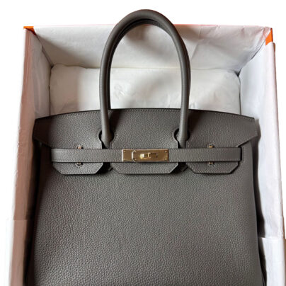 Hermes Birkin 30 Gris Meyer Togo PBHW