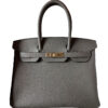 Hermes Birkin 30 Gris Meyer Togo Permabrass Hardware