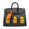 Hermes Faubourg Birkin 20 Midnight Black Alligator Limited Edition Handbag