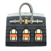 Hermes Faubourg Birkin 20 Rainy Days Limited Edition Handbag Permabrass Hardware